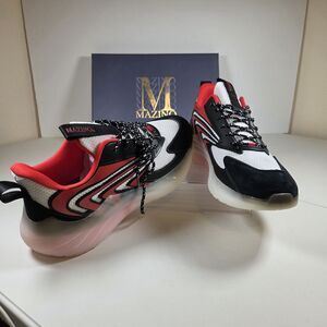 Mazino Krypton-005 Men's Sneakers Size 10 Black Red and White NEW IN BOX  Retro